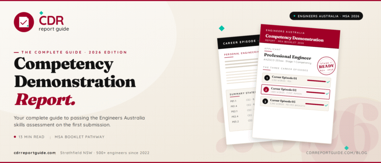 Complete Guide to Competency Demonstration Report (CDR) for Engineers Australia 2026