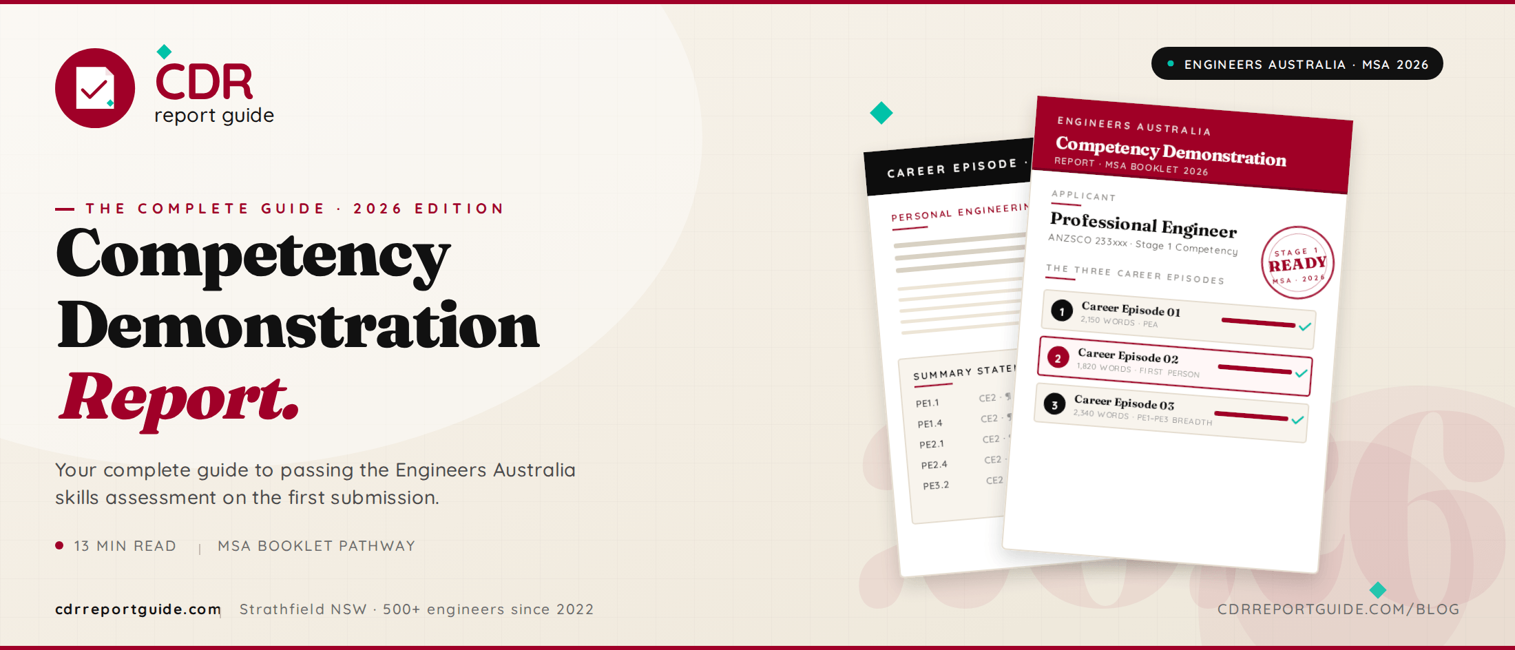 Complete Guide to Competency Demonstration Report (CDR) for Engineers Australia 2026